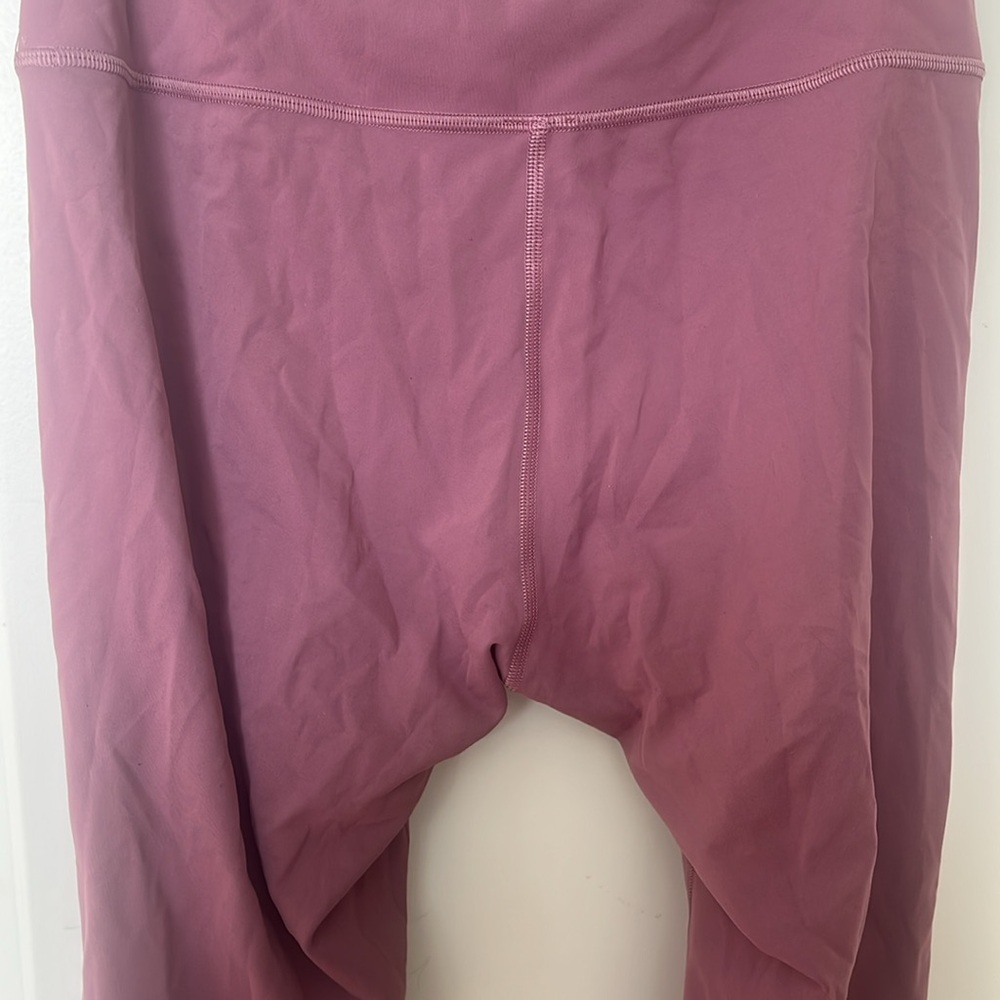 Purple High-Waisted Lululemon Leggings with drawstring - Picture 6 of 6